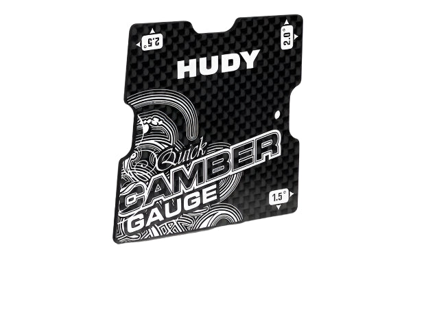HUDY GRAPHITE QUICK CAMBER GAUGE 1/10 TOURING 1.5°; 2°; 2.5°