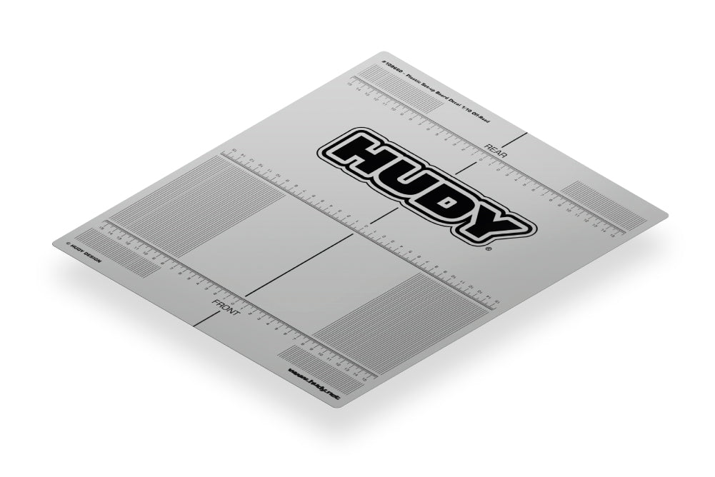 PLASTIC SET-UP BOARD DECAL 331x386MM - 1/10 OFF-ROAD