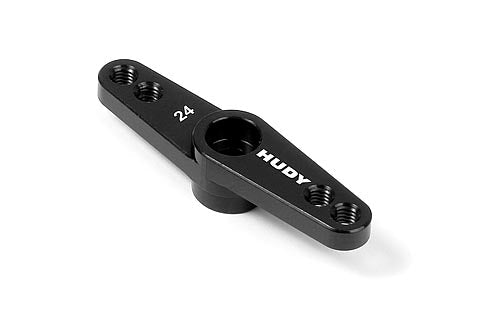 ALU THROTTLE SERVO HORN - HITEC - OFFSET 2-HOLE M3 - 24T