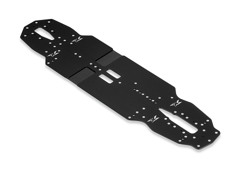 X4 ALU SOLID CHASSIS 2.0MM - SWISS 7075 T6