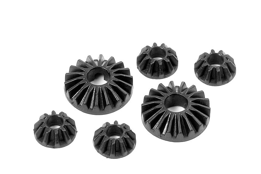 COMPOSITE GEAR DIFF BEVEL & SATELLITE GEARS (2+4)