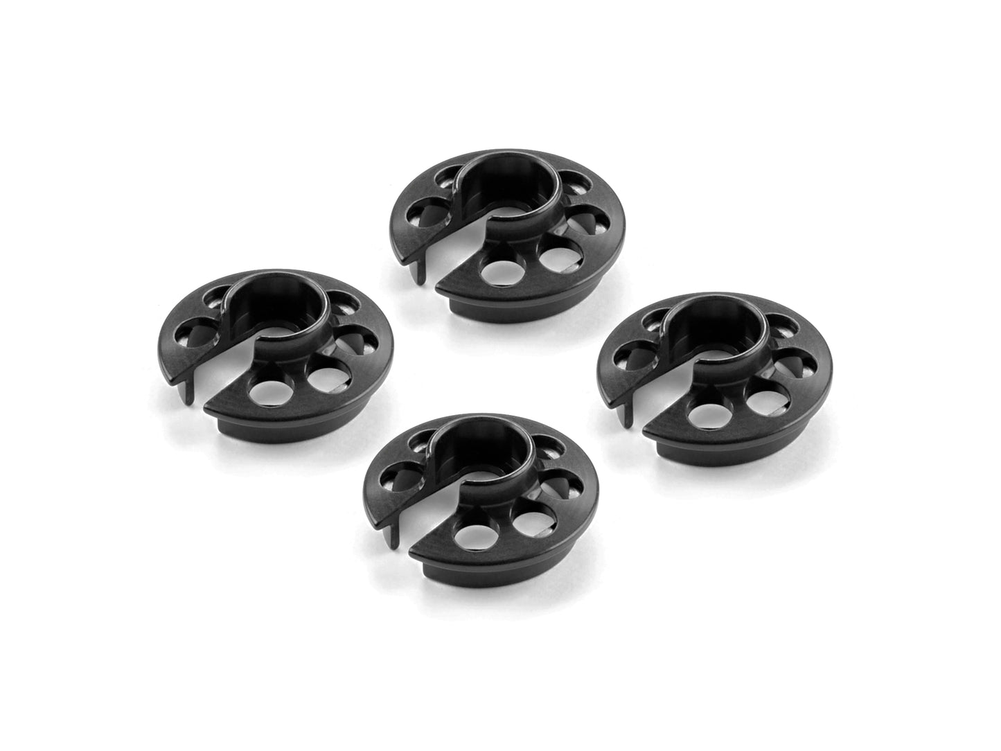 XLP ALU XRAY SHOCK SPRING RETAINING COLLAR - BLACK (4)