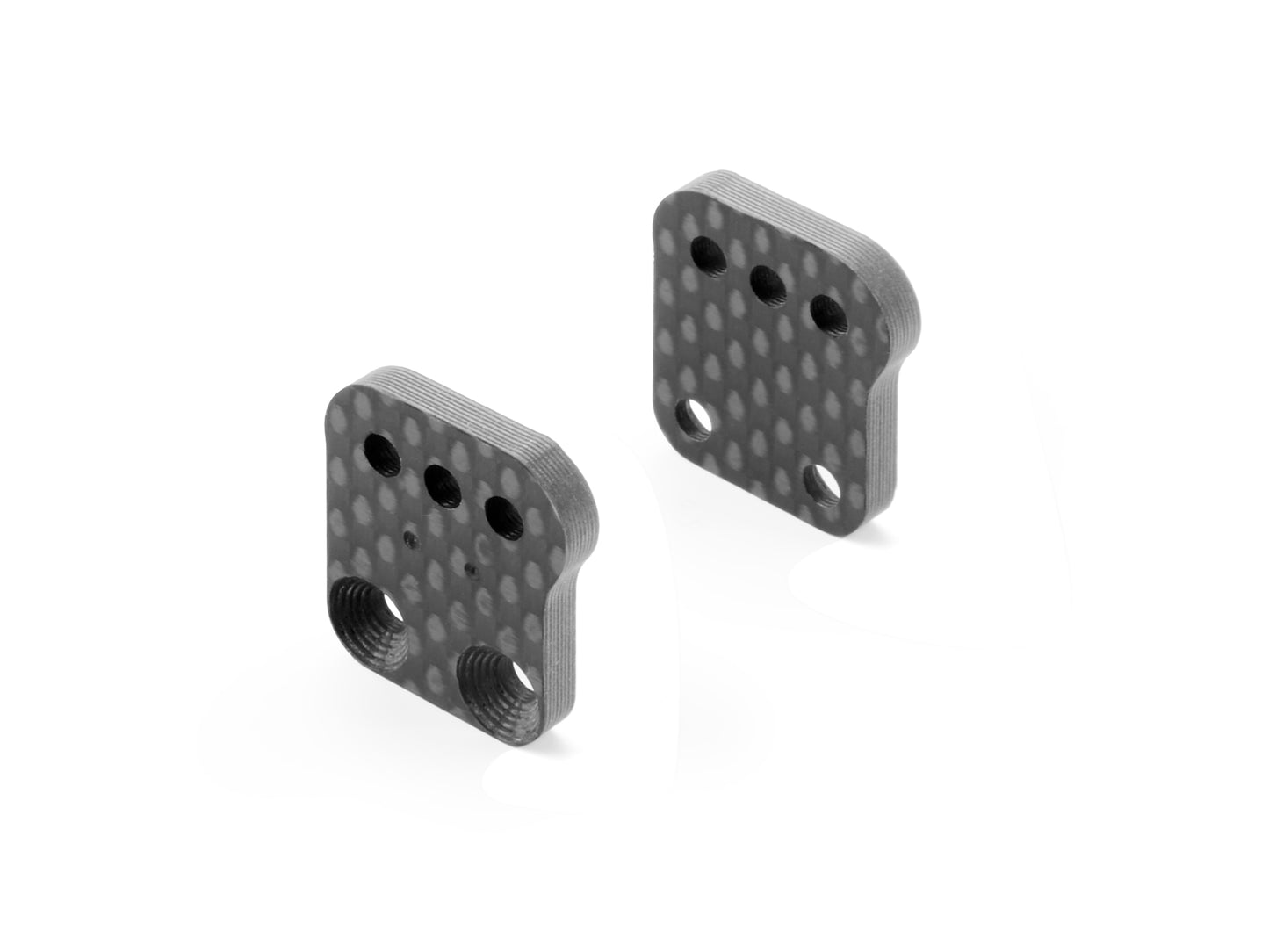 GRAPH. EXTENSION ALU REAR UPRIGHT - 2MM LOWER CAMBER LINK - 2 DOTS (1+1)