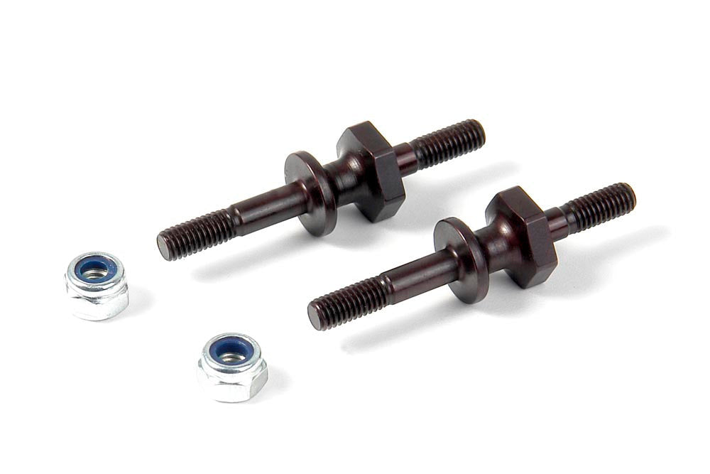 STEEL M3/M3 SCREW SHOCK PIVOT BALL WITH HEX (2)