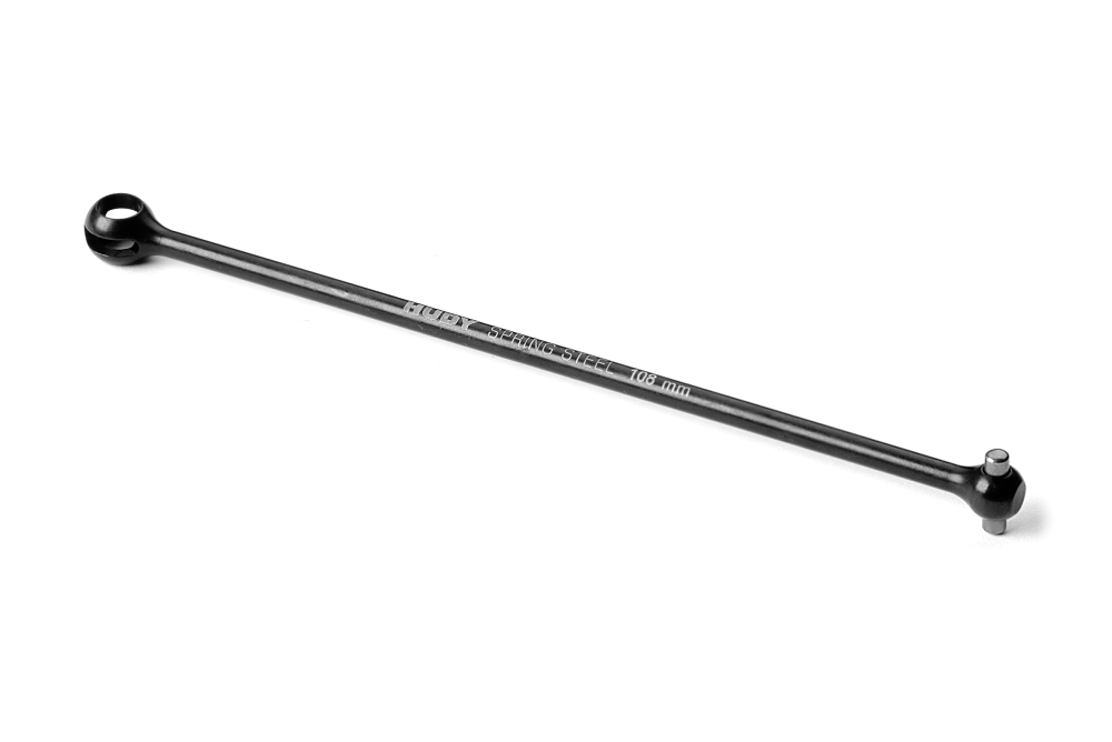 CENTRAL DRIVE SHAFT 108MM WITH 2.5MM PIN - HUDY SPRING STEEL™