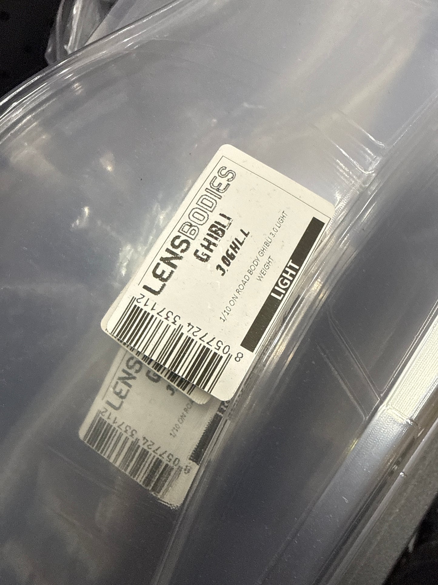 LENSBODIES 1/10 ONROAD BODY GHIBLI 3.0 ULTRA LIGHT WEIGHT