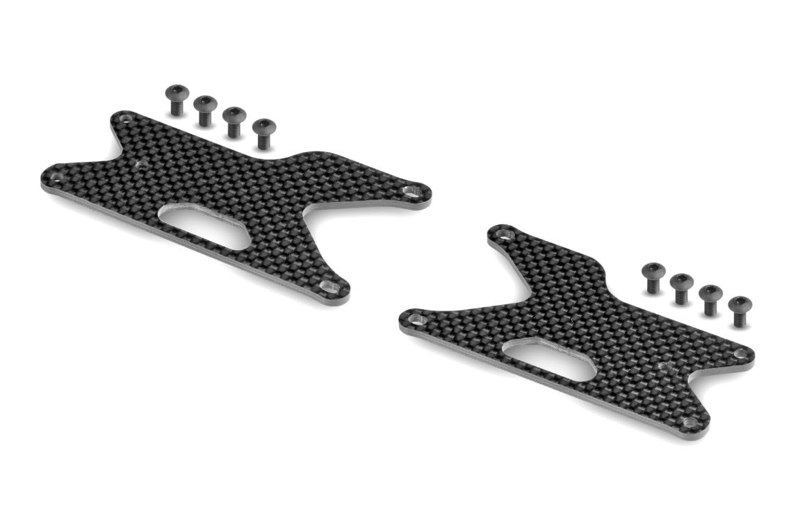 Xray GT/XB8 Carbon Rear Lower Arm Upper Plate (2)
