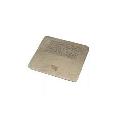 Tungsten Weight 26x31.5x1mm-15g