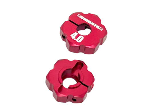 Shibata GRK Racing Hub Clamp-Type 4mm (Red)