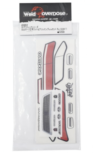 OVERDOSE 3D Graphic Series Weld Mark? Light & Grille Emblem Set