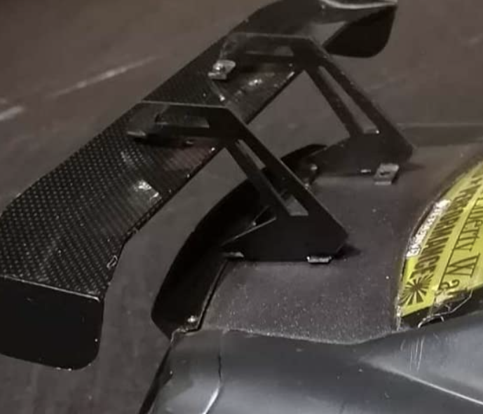 Metal Garage Japan Original Aluminum Swan Neck Wing Stay A