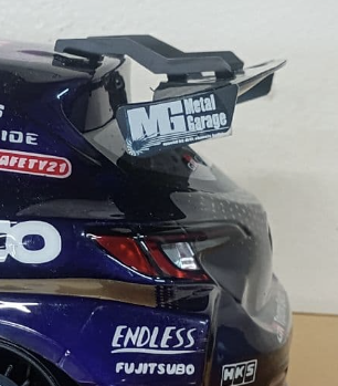 Metal Garage Hatchback Wing Stay Low Metal Garage GR Corolla