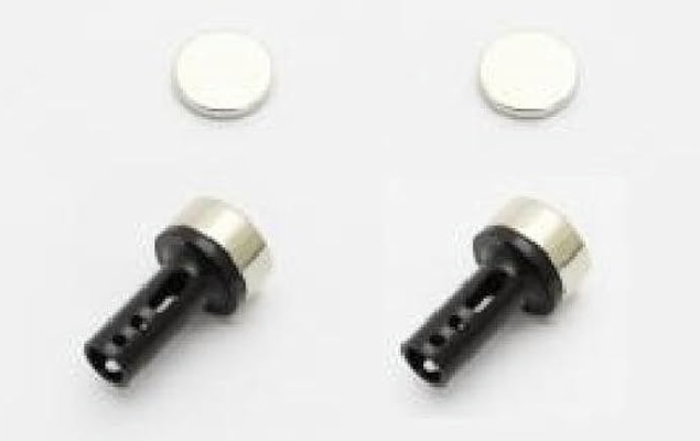 RCART 5mm Body mount cap black