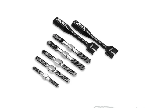 T Works 64 Titanium Turnbuckle Set( For Sparko F8/F8e )