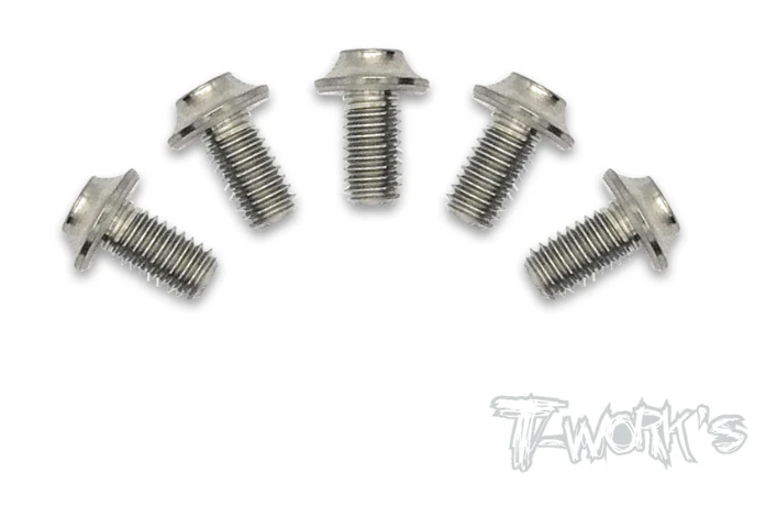 T-Works 64 Titanium Hex. Socket UFO Head Screw 3mm x 22mm 10pcs