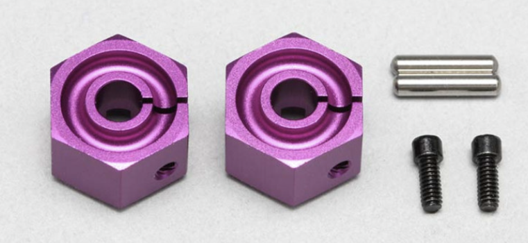 Yokomo 8mm Clamp Type Wheel Hub - Purple
