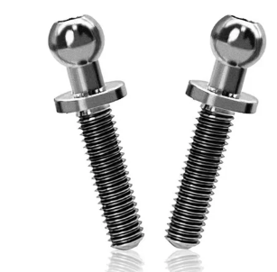 T-works 64 Titanium 4.3x12mm Ball End