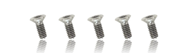 T-works 64 Titanium Hex. Countersink Screw 2mm x 3mm (10pcs)