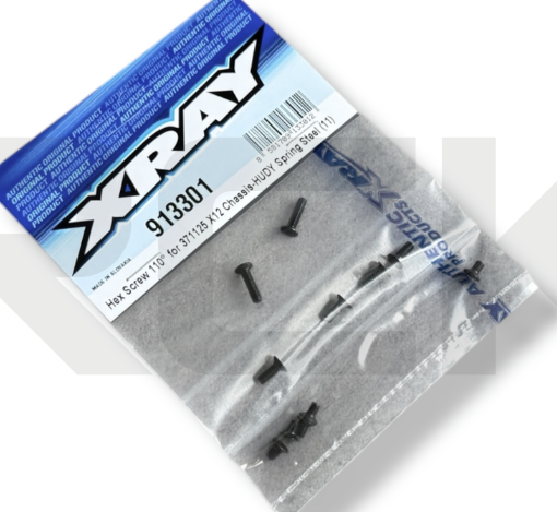 Xray HEX SCREW 110° SFH M3 - Set for X12 2026 Lower Deck 371125 (11 pcs)
