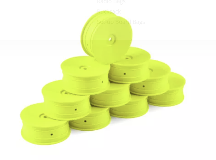 Hudy 1/10 Off-Road Wheel 2WD - Front - Yellow (10)