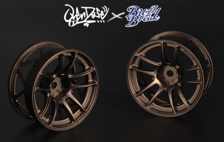 OVERDOSE Buzz Break VALINO N820S Aluminum Wheel OVERDOSE ver. UL-SPEC 26mm (Bronze Anodized/OFF+7)