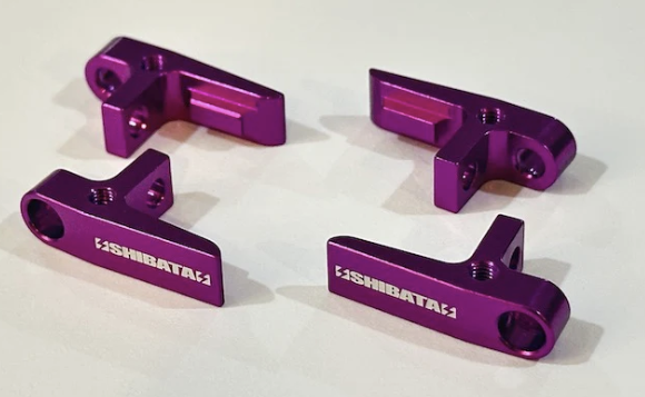 Shibata Adjustable side lower arm short (Purple)