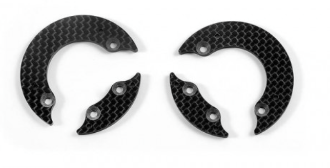 Xray Carbon Front Aerodynamic Disc 1.6mm - Left + Right - Set