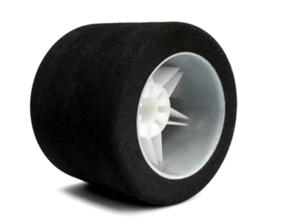 HOTRACE PAIR OF REAR TYRES 1\8 SHORE 35 ON LIGHT RIMS