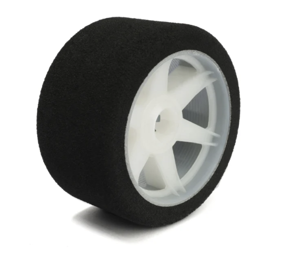HOTRACE PAIR OF FRONT TYRES 1\8 SHORE 32 ON LIGHT RIMS