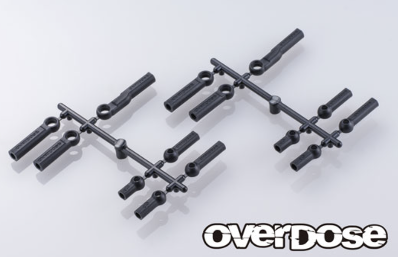OVERDOSE Perfect Ball End Set (Molybdenum/2pcs)