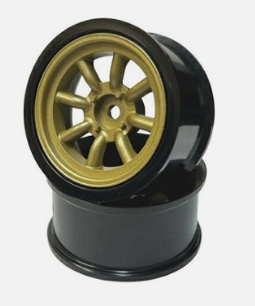 RC-ART Watanabe Type Wheel Offset 6 Gold (Fifteen Series) 2 pieces