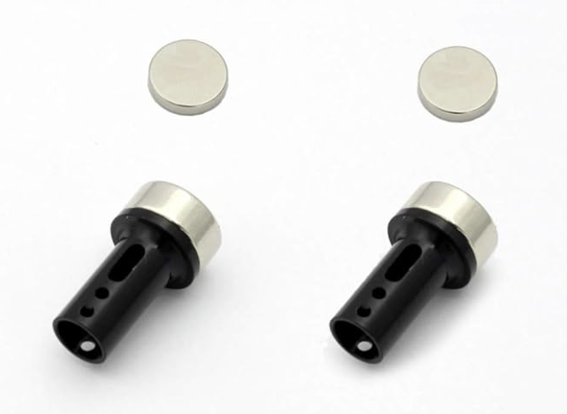 RCART 6mm Body mount cap black