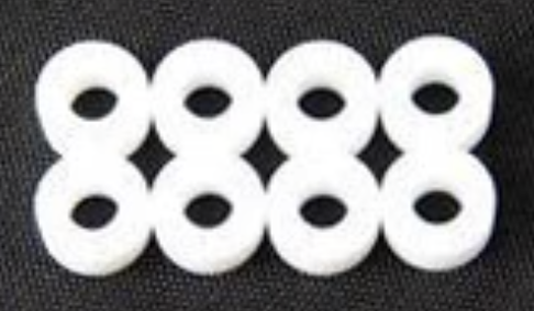 Shibata Teflon Spacer 2.6φ x 3.0mm (8)