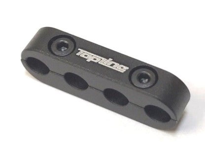 Topline Aluminum wire clamp (4 pieces) Black