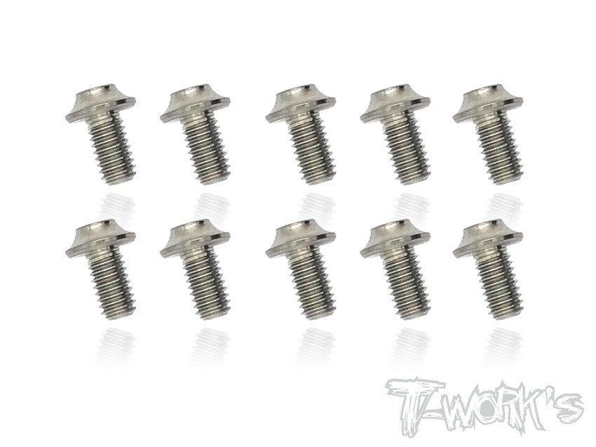 Tworks 3mm x 6mm Titanium Hex Socket UFO Head Screw