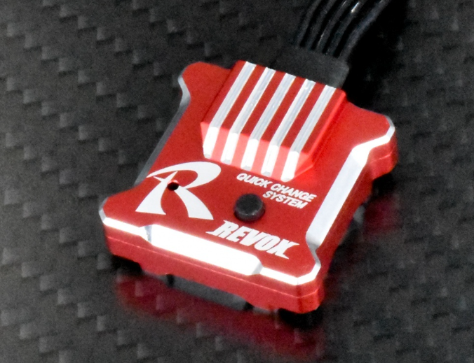 REVED Steering Gyro REVOX RED for RWD Drift Car (3ch only)