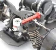 Rear Body Mount Short (Magnet) Red