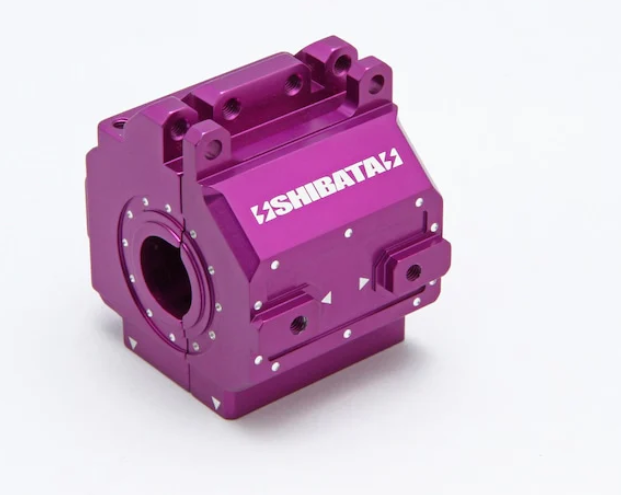 Shibata GRK5 Aluminium Gearbox (Purple)