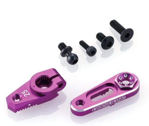 OVERDOSE Aluminium Direct Servo Horn Type2 Purple (Futaba)