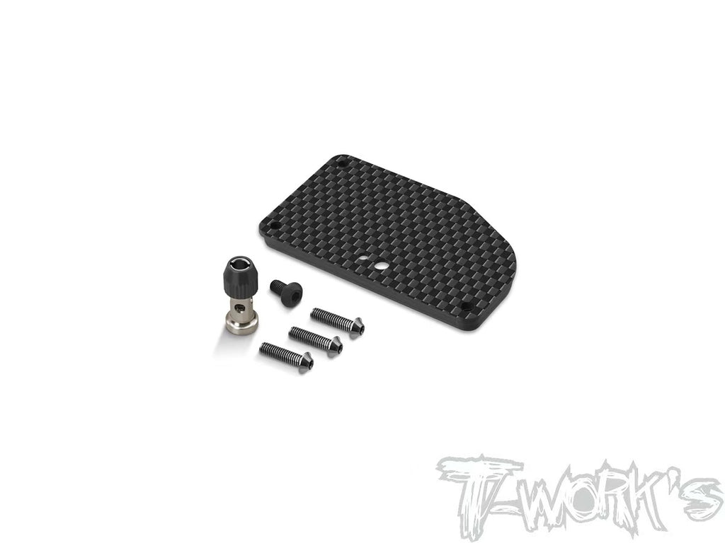 T-Work's Graphite Receiver Box Plate ( Kyosho MP11E )