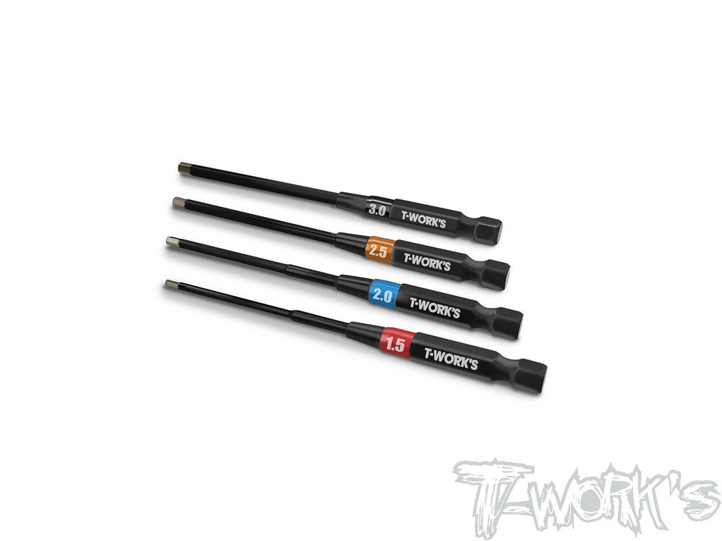 T-Work's V2 Power Tool Hex Tips Set (1.5,2.0,2.5,3mm)