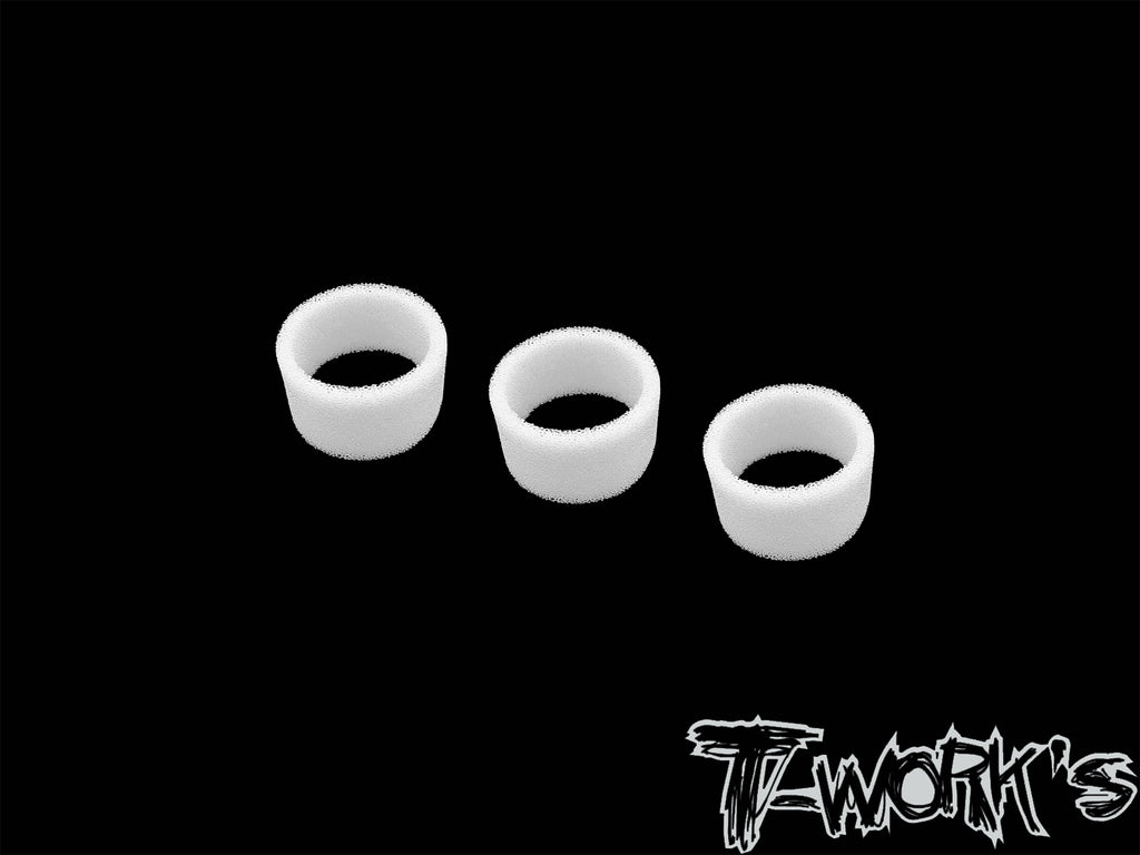 T-Work's Servo Saver Adjust Dust Cover ( For Kyosho MP11 ) 3pcs.