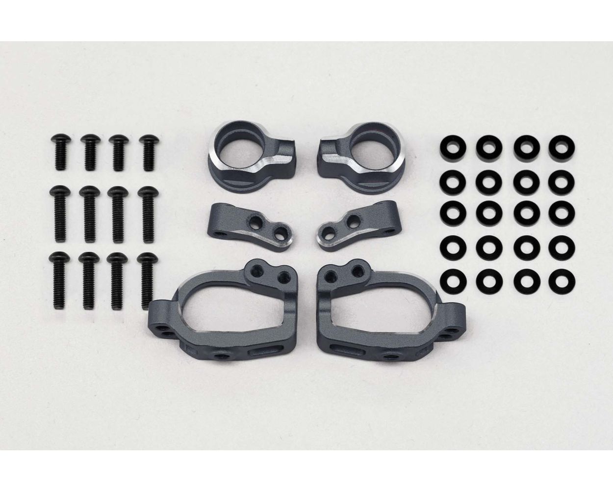 Yokomo Adjustable Front ST Block Set (Black)