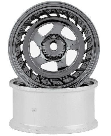 SSR Formula AERO SPOKE WHEEL Offset 6 (Shallow Rim) Black Chrome (2pcs)