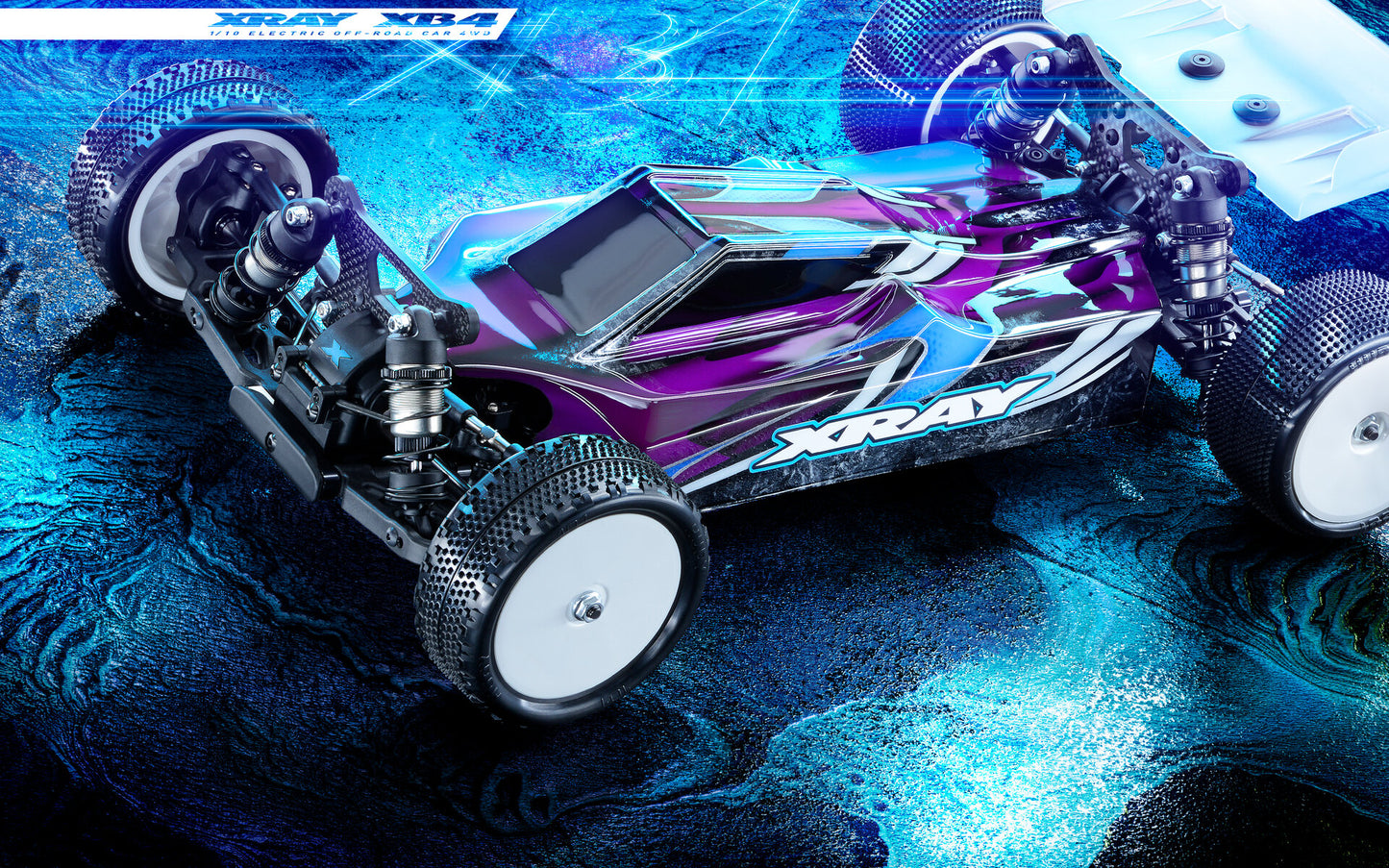 XRAY XB4D'25 - 4WD 1/10 ELECTRIC OFF-ROAD CAR - DIRT EDITION
