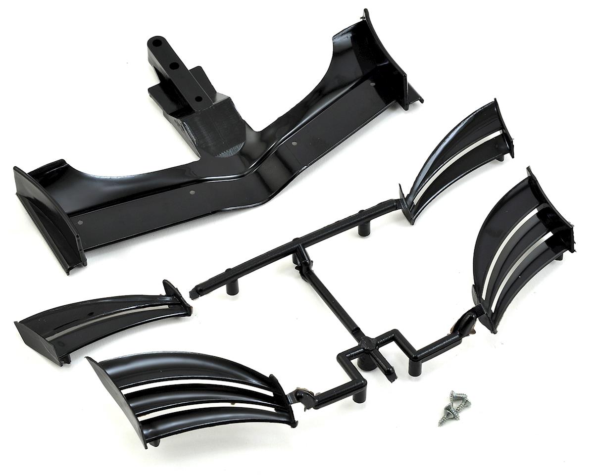 XRAY X1 COMPOSITE ADJUSTABLE FRONT WING - BLACK - ETS APPROVED