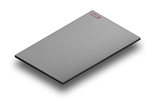 FLAT SET-UP BOARD 1/8 ON-ROAD - LIGHTWEIGHT - SILVER GREY