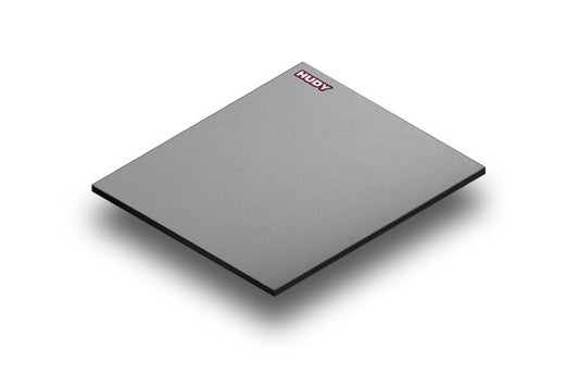 FLAT SET-UP BOARD FOR 1/10 OFF-ROAD - LIGHTWEIGHT - SILVER GREY