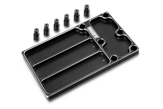 HUDY ALU TRAY FOR 1/8 OFF-ROAD DIFF ASSEMBLY