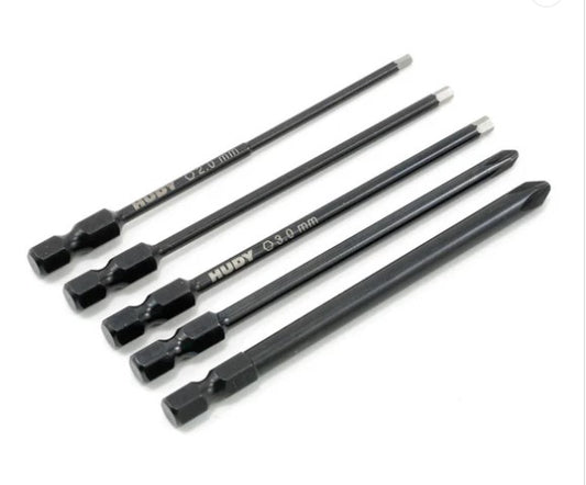 SET OF POWER TOOL TIPS (HEX 2, 2.5, 3MM + PHILLIPS 4, 5.8MM)